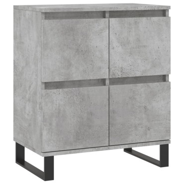 vidaXL Ντουλάπι Γκρι Σκυροδέματος 60x35x70cm Επεξεργασμένο Ξύλο 1 τεμ.