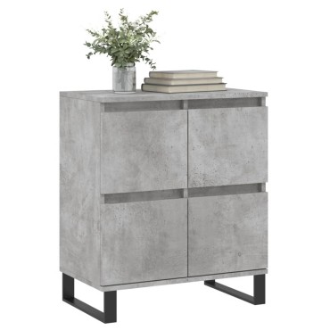 vidaXL Ντουλάπι Γκρι Σκυροδέματος 60x35x70cm Επεξεργασμένο Ξύλο 1 τεμ.