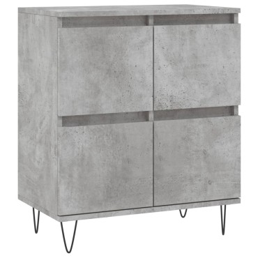 vidaXL Ντουλάπι Γκρι Σκυροδέματος 60x35x70cm Επεξεργασμένο Ξύλο 1 τεμ.