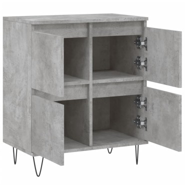 vidaXL Ντουλάπι Γκρι Σκυροδέματος 60x35x70cm Επεξεργασμένο Ξύλο 1 τεμ.