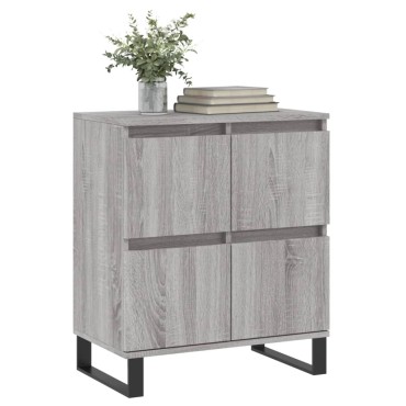 vidaXL Ντουλάπι Γκρι Sonoma 60x35x70cm από Επεξεργασμένο Ξύλο 1 τεμ.