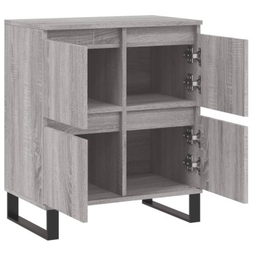 vidaXL Ντουλάπι Γκρι Sonoma 60x35x70cm από Επεξεργασμένο Ξύλο 1 τεμ.