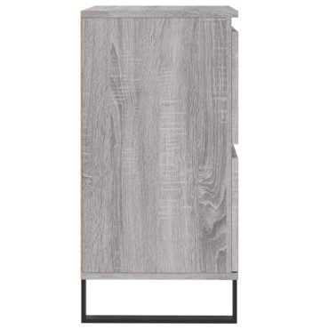 vidaXL Ντουλάπι Γκρι Sonoma 60x35x70cm από Επεξεργασμένο Ξύλο 1 τεμ.