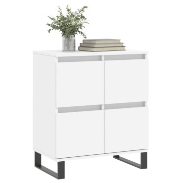 vidaXL Συρταριέρα Λευκή 60x35x70cm από Επεξεργασμένο Ξύλο 1 τεμ.