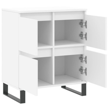 vidaXL Συρταριέρα Λευκή 60x35x70cm από Επεξεργασμένο Ξύλο 1 τεμ.