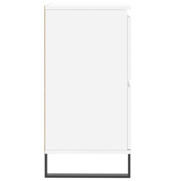 vidaXL Συρταριέρα Λευκή 60x35x70cm από Επεξεργασμένο Ξύλο 1 τεμ.