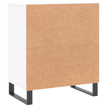vidaXL Συρταριέρα Λευκή 60x35x70cm από Επεξεργασμένο Ξύλο 1 τεμ.