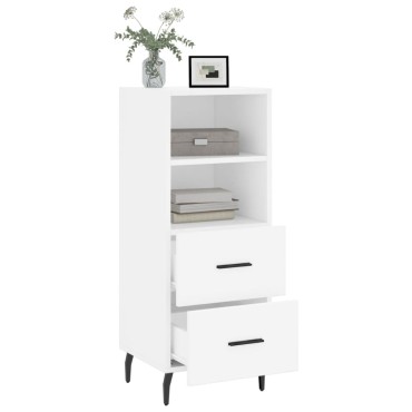 vidaXL Ντουλάπι Λευκό 34,5x34x90cm από Επεξεργασμένο Ξύλο 1 τεμ.