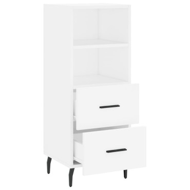 vidaXL Ντουλάπι Λευκό 34,5x34x90cm από Επεξεργασμένο Ξύλο 1 τεμ.