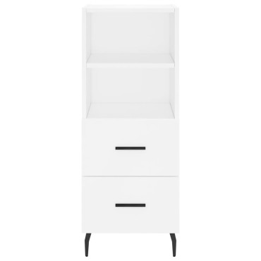 vidaXL Ντουλάπι Λευκό 34,5x34x90cm από Επεξεργασμένο Ξύλο 1 τεμ.