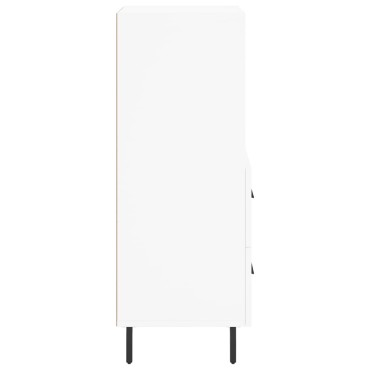 vidaXL Ντουλάπι Λευκό 34,5x34x90cm από Επεξεργασμένο Ξύλο 1 τεμ.