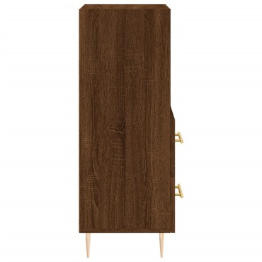 vidaXL Ντουλάπι Καφέ Δρυς 34,5x34x90cm Επεξεργασμένο Ξύλο 1 τεμ.