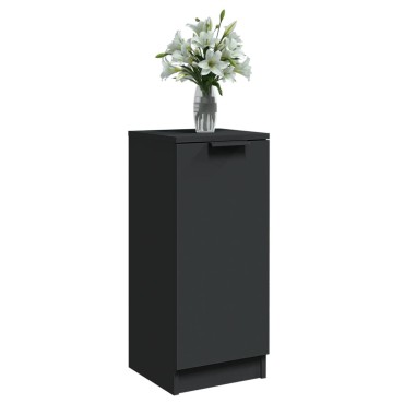 vidaXL Ντουλάπια 2 τεμ. Μαύρα 30x30x70cm από Επεξεργασμένο Ξύλο