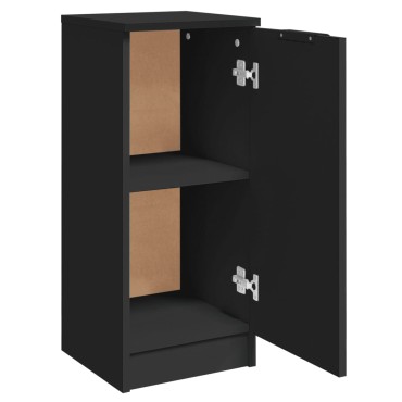 vidaXL Ντουλάπια 2 τεμ. Μαύρα 30x30x70cm από Επεξεργασμένο Ξύλο