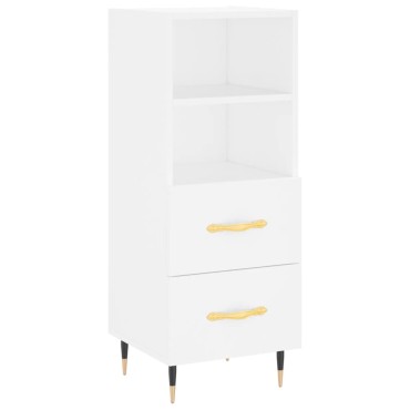 vidaXL Ντουλάπι Λευκό 34,5x34x90cm από Επεξεργασμένο Ξύλο 1 τεμ.