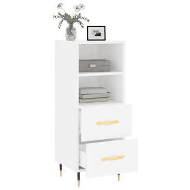 vidaXL Ντουλάπι Λευκό 34,5x34x90cm από Επεξεργασμένο Ξύλο 1 τεμ.