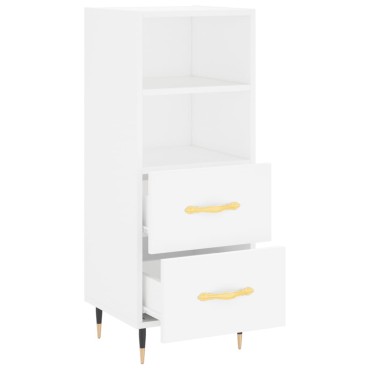 vidaXL Ντουλάπι Λευκό 34,5x34x90cm από Επεξεργασμένο Ξύλο 1 τεμ.