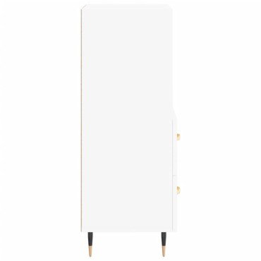 vidaXL Ντουλάπι Λευκό 34,5x34x90cm από Επεξεργασμένο Ξύλο 1 τεμ.