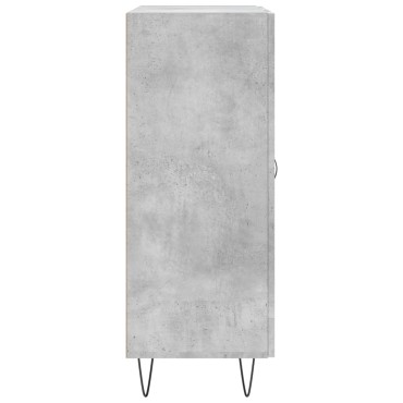 vidaXL Ντουλάπι Γκρι Σκυροδέματος 69,5x34x90cm Επεξεργασμένο Ξύλο 1 τεμ.