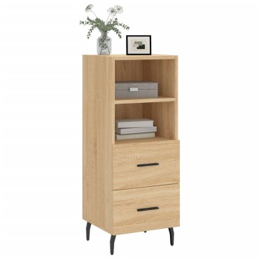vidaXL Ντουλάπι Sonoma Δρυς 34,5x34x90cm από Επεξεργασμένο Ξύλο 1 τεμ.