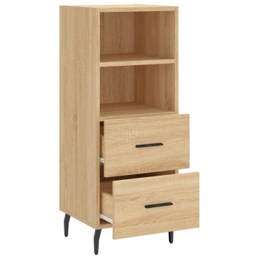 vidaXL Ντουλάπι Sonoma Δρυς 34,5x34x90cm από Επεξεργασμένο Ξύλο 1 τεμ.