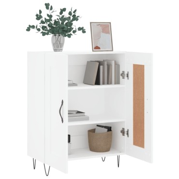 vidaXL Ντουλάπι Λευκό 69,5x34x90cm από Επεξεργασμένο Ξύλο 1 τεμ.