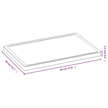 vidaXL Σανίδα Κοπής 40 x 60 x 1,5 εκ. από Μπαμπού
