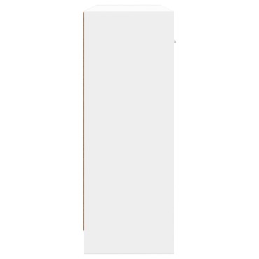 vidaXL Μπουφές Λευκός 91x28x75cm από Επεξεργασμένο Ξύλο 1 τεμ.
