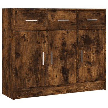 vidaXL Συρταριέρα Καπνιστή Δρυς 91x28x75cm από Επεξεργ. Ξύλο 1 τεμ.