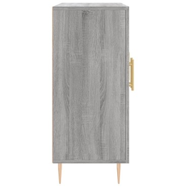 vidaXL Ντουλάπι Γκρι Sonoma 90x34x80cm από Επεξεργασμένο Ξύλο 1 τεμ.