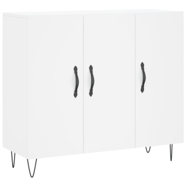 vidaXL Μπουφές Λευκός 90x34x80cm από Επεξεργασμένο Ξύλο 1 τεμ.