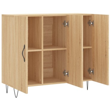 vidaXL Ντουλάπι Sonoma δρυς 90x34x80cm Επεξεργασμένο Ξύλο 1 τεμ.