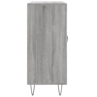 vidaXL Ντουλάπι Γκρι Sonoma 90x34x80cm από Επεξεργασμένο Ξύλο 1 τεμ.