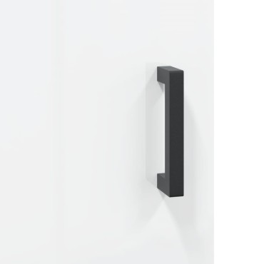 vidaXL Ντουλάπι Γυαλ. Λευκό 34,5x34x180cm από Επεξεργασμένο Ξύλο 1 τεμ.