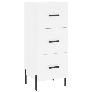 vidaXL Ντουλάπι Λευκό 34,5x34x180cm από Επεξεργασμένο Ξύλο 1 τεμ.