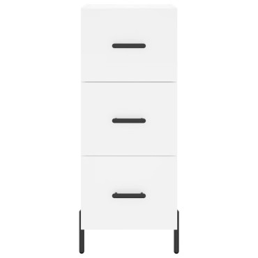 vidaXL Ντουλάπι Λευκό 34,5x34x180cm από Επεξεργασμένο Ξύλο 1 τεμ.