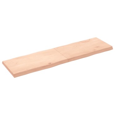 vidaXL Επιφάνεια Τραπεζιού 180x50x(2-6)cm Ακατέργαστο Μασίφ Ξύλο 1 τεμ.