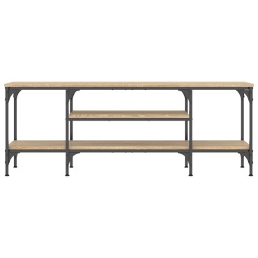 vidaXL Έπιπλο Τηλεόρασης Sonoma Δρυς 121x35x45cm Επεξ. Ξύλο/Σίδερο