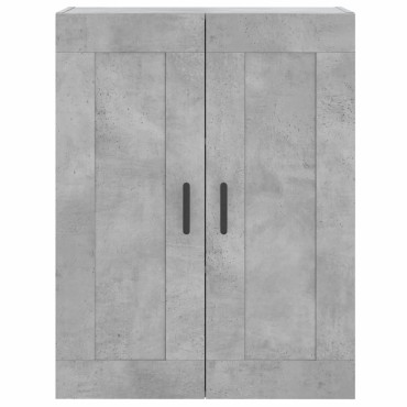 vidaXL Ντουλάπι Επιτοίχιο Γκρι Σκυροδεμ. 69,5x34x90cm Επεξεργ. Ξύλο 1 τεμ.
