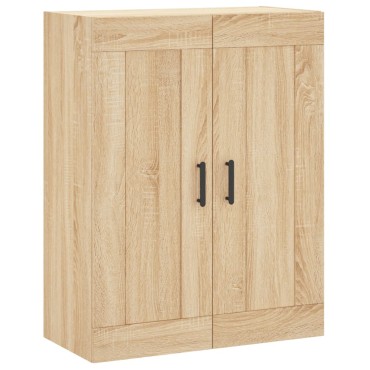 vidaXL Ντουλάπι Επιτοίχιο Sonoma Δρυς 69,5x34x90cm Επεξεργ. Ξύλο 1 τεμ.