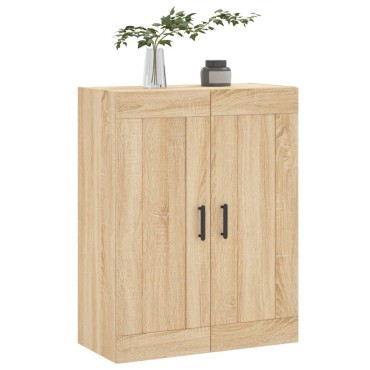 vidaXL Ντουλάπι Επιτοίχιο Sonoma Δρυς 69,5x34x90cm Επεξεργ. Ξύλο 1 τεμ.