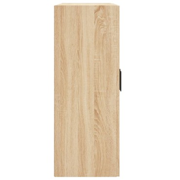 vidaXL Ντουλάπι Επιτοίχιο Sonoma Δρυς 69,5x34x90cm Επεξεργ. Ξύλο 1 τεμ.