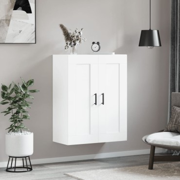 vidaXL Ντουλάπι Τοίχου Λευκό 69,5x34x90cm από Επεξεργασμένο Ξύλο 1 τεμ.