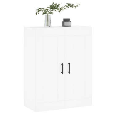 vidaXL Ντουλάπι Τοίχου Λευκό 69,5x34x90cm από Επεξεργασμένο Ξύλο 1 τεμ.