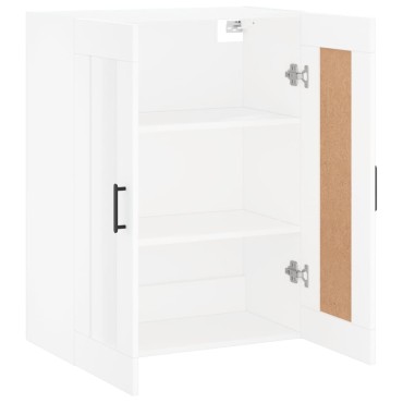 vidaXL Ντουλάπι Τοίχου Λευκό 69,5x34x90cm από Επεξεργασμένο Ξύλο 1 τεμ.