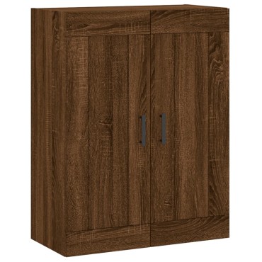 vidaXL Ντουλάπι Τοίχου Καφέ Δρυς 69,5x34x90cm από Επεξεργ. Ξύλο 1 τεμ.