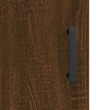 vidaXL Ντουλάπι Τοίχου Καφέ Δρυς 69,5x34x90cm από Επεξεργ. Ξύλο 1 τεμ.