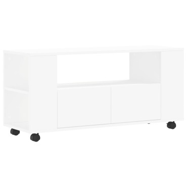 vidaXL Έπιπλο Τηλεόρασης Λευκό 102x34,5x43cm Επεξεργασμένο Ξύλο