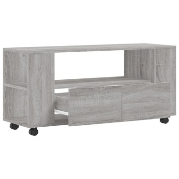 vidaXL Έπιπλο Τηλεόρασης Γκρι Sonoma 102x34,5x43cm από Επεξεργ. Ξύλο