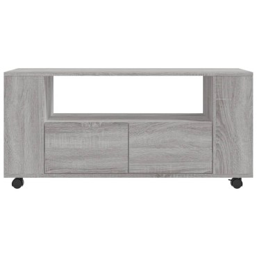 vidaXL Έπιπλο Τηλεόρασης Γκρι Sonoma 102x34,5x43cm από Επεξεργ. Ξύλο